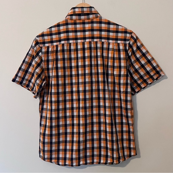 Lacoste Boys Youth XL Plaid Check Preppy Button Up Collared Dress Shirt Size 3 - Picture 4 of 6